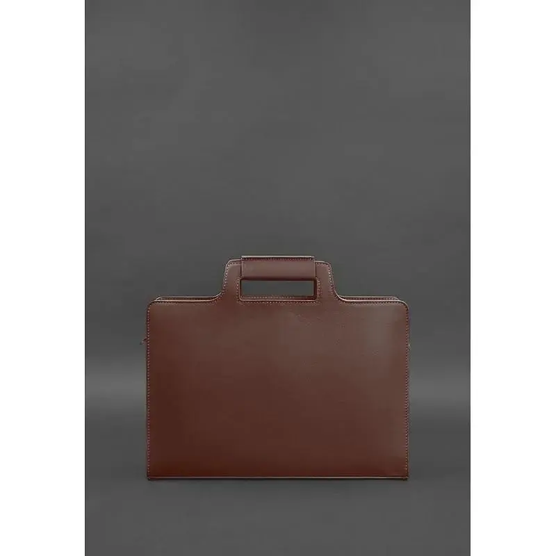 Сумка для ноутбука та документів BlankNote Жіноча шкіряна 15 Burgundy (BN-BAG-36-vin) - фото 4