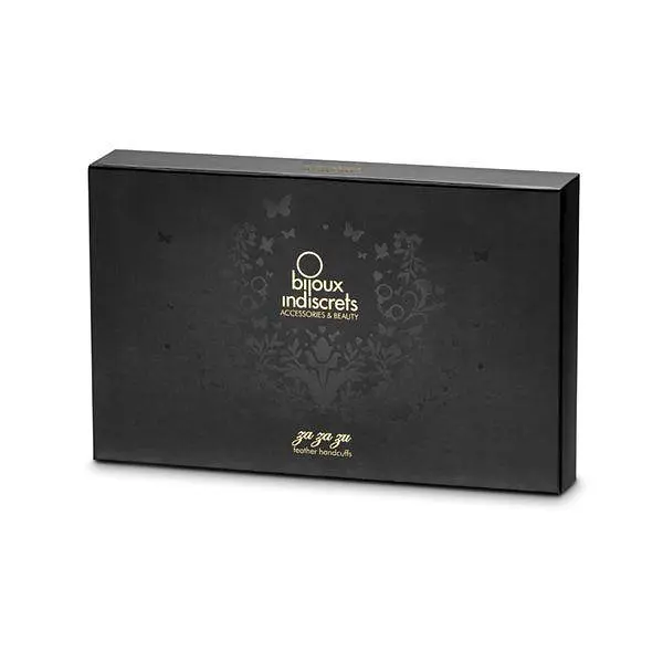 Пушистые наручники Bijoux Indiscrets Za za zu feahter handcuffs, перьевые, подарочная упаковка - фото 3