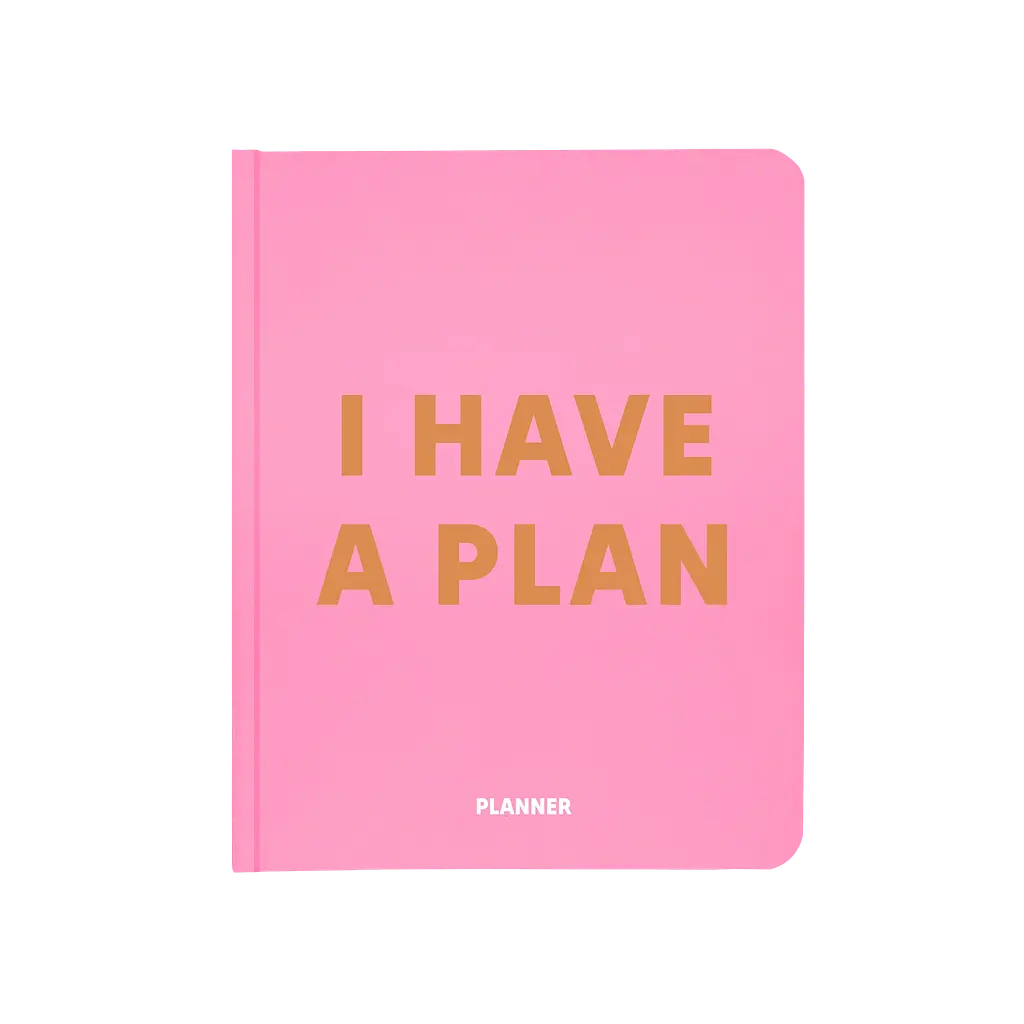 Блокнот для планування "I HAVE A PLAN" рожевий