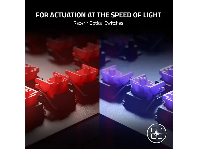 Клавіатура Razer Huntsman V2 Tenkeyless Purple Switch (RZ03-03940300-R3M1) - фото 3