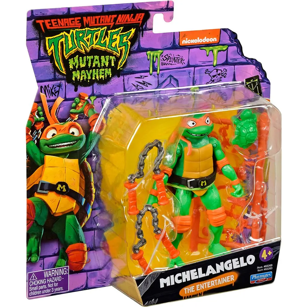 Ігрова фігурка TMNT Черепашки-ніндзя Movie III Мікеланджело, 11,5 см (83283) - фото 6