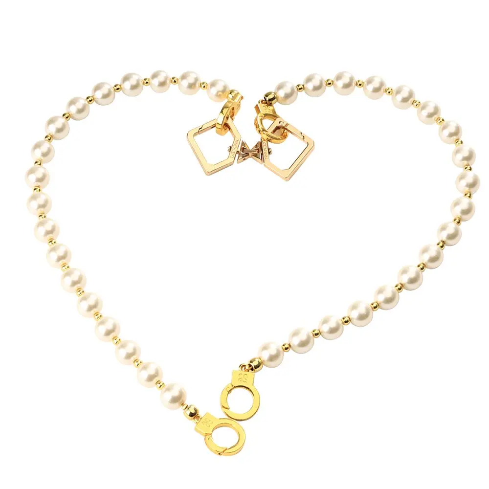 Перлинні наручники та поножі LOCKINK Pearl Handcuffs & Anklecuffs - фото 3