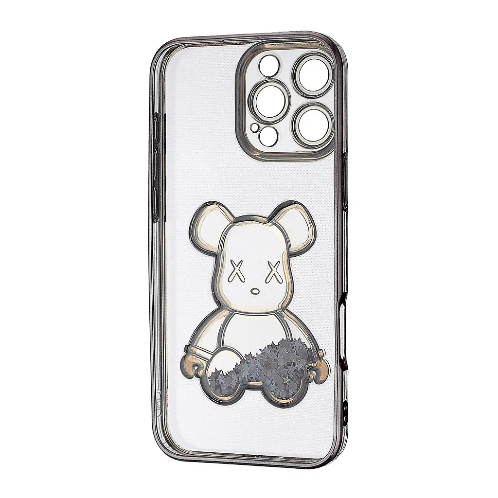 Чохол Shining Bear Case Protected Camera iPhone 16 Pro Max Black - фото 3