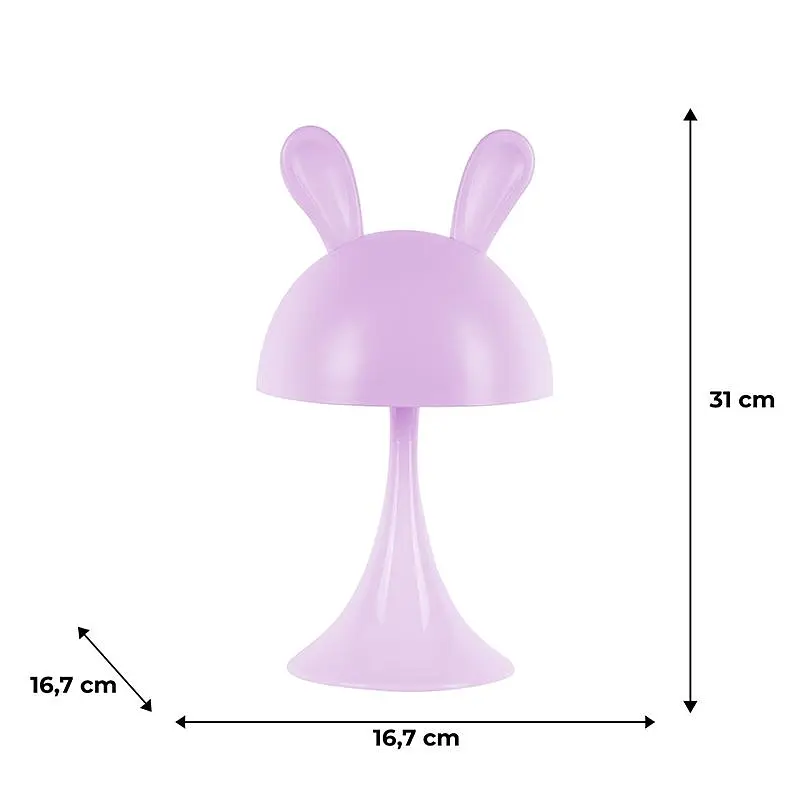 Світильник-нічник Kite LED з акумулятором Simple Bunny фіолетовий (K25-317-1-5) - фото 5