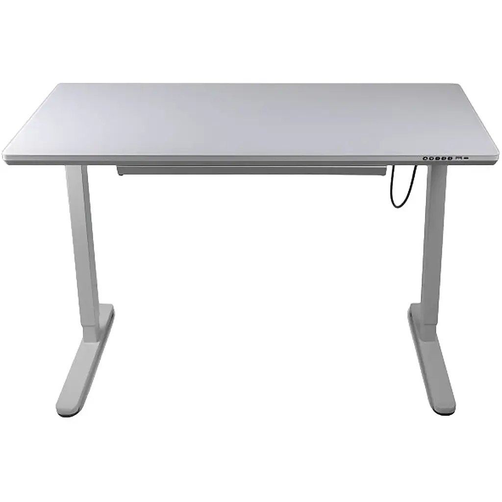 Комп'ютерний ігровий стіл Barsky StandUp White Glass (BST-12new) [111787] - фото 11