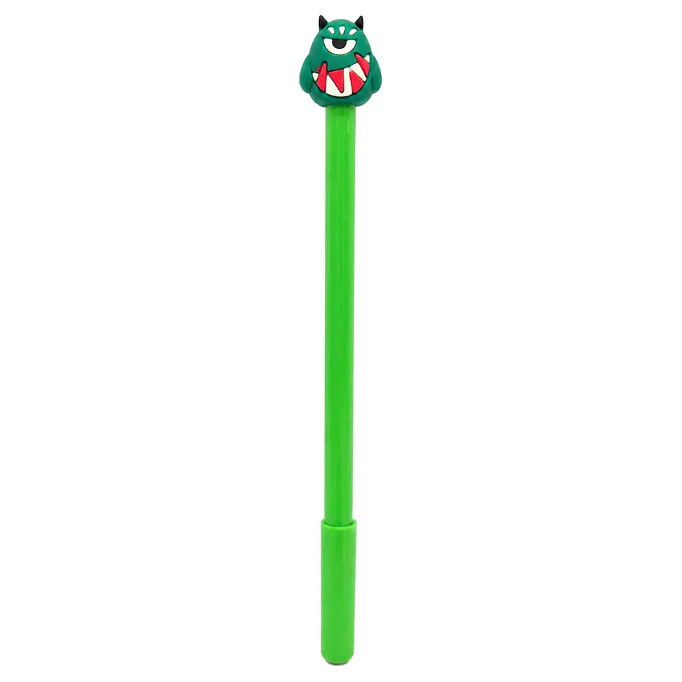 Дитяча гелева ручка "Horror" A082(Green) синій, 16,5 см