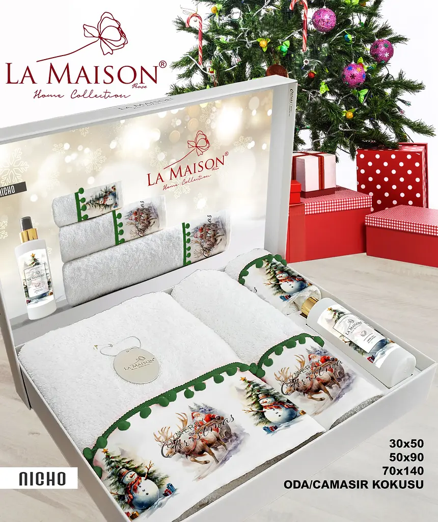Подарочный набор полотенец с парфюмом La Maison Nicho pbe0051100 - фото 3