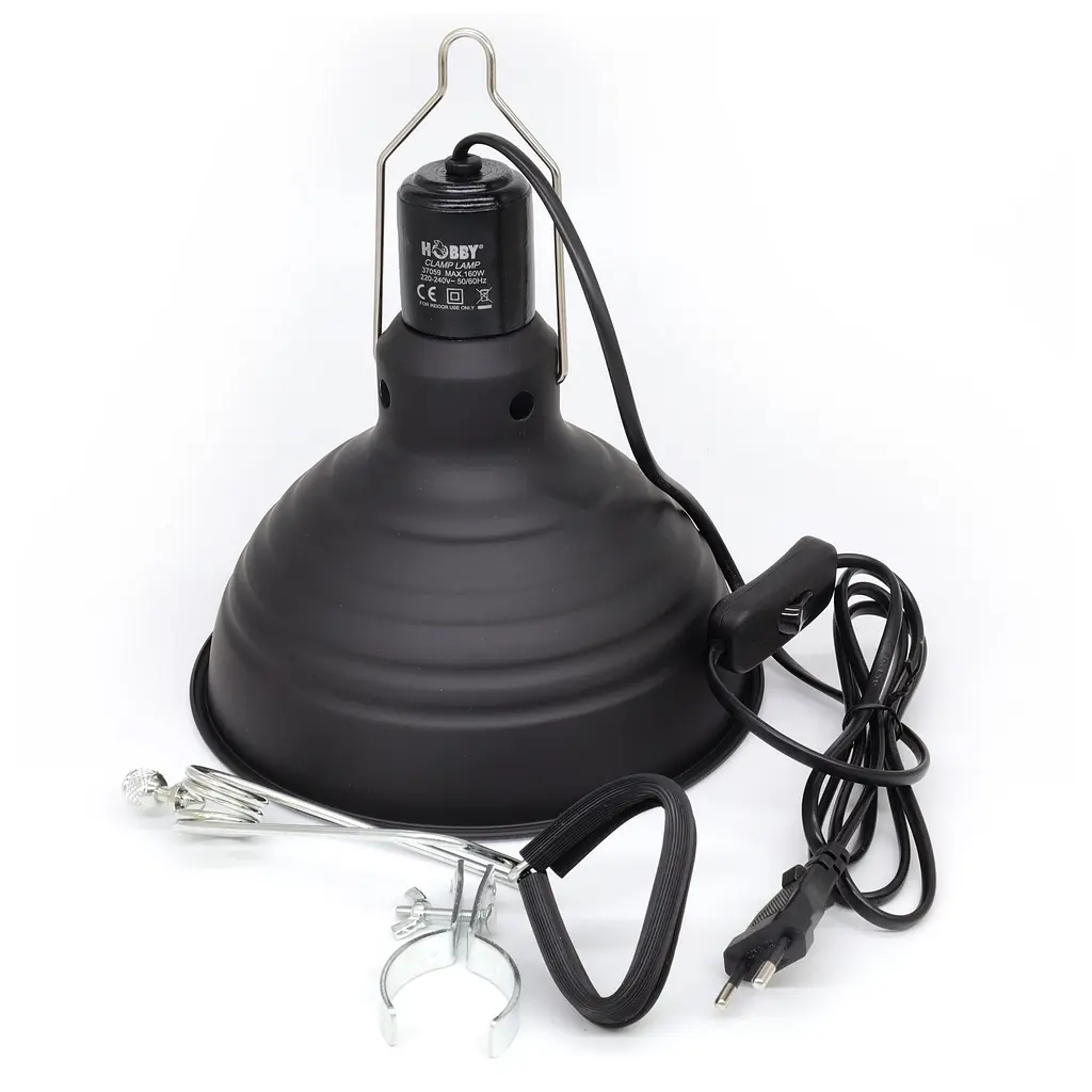 Світильник глибокий рефлекторний Hobby Clamp Lamp 21см 160 Вт (37059) - фото 11