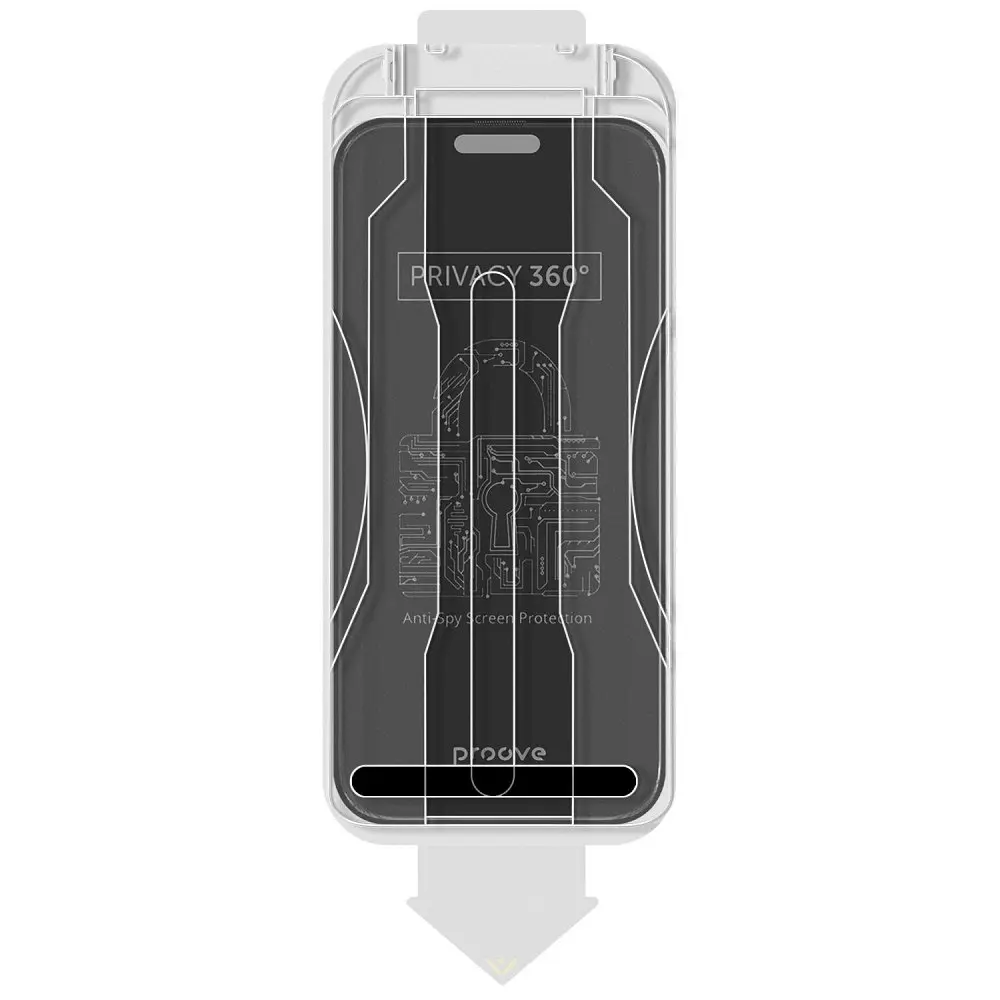 Захисне скло Proove Privacy 360 Installation Box iPhone 16 Pro/17 - фото 7