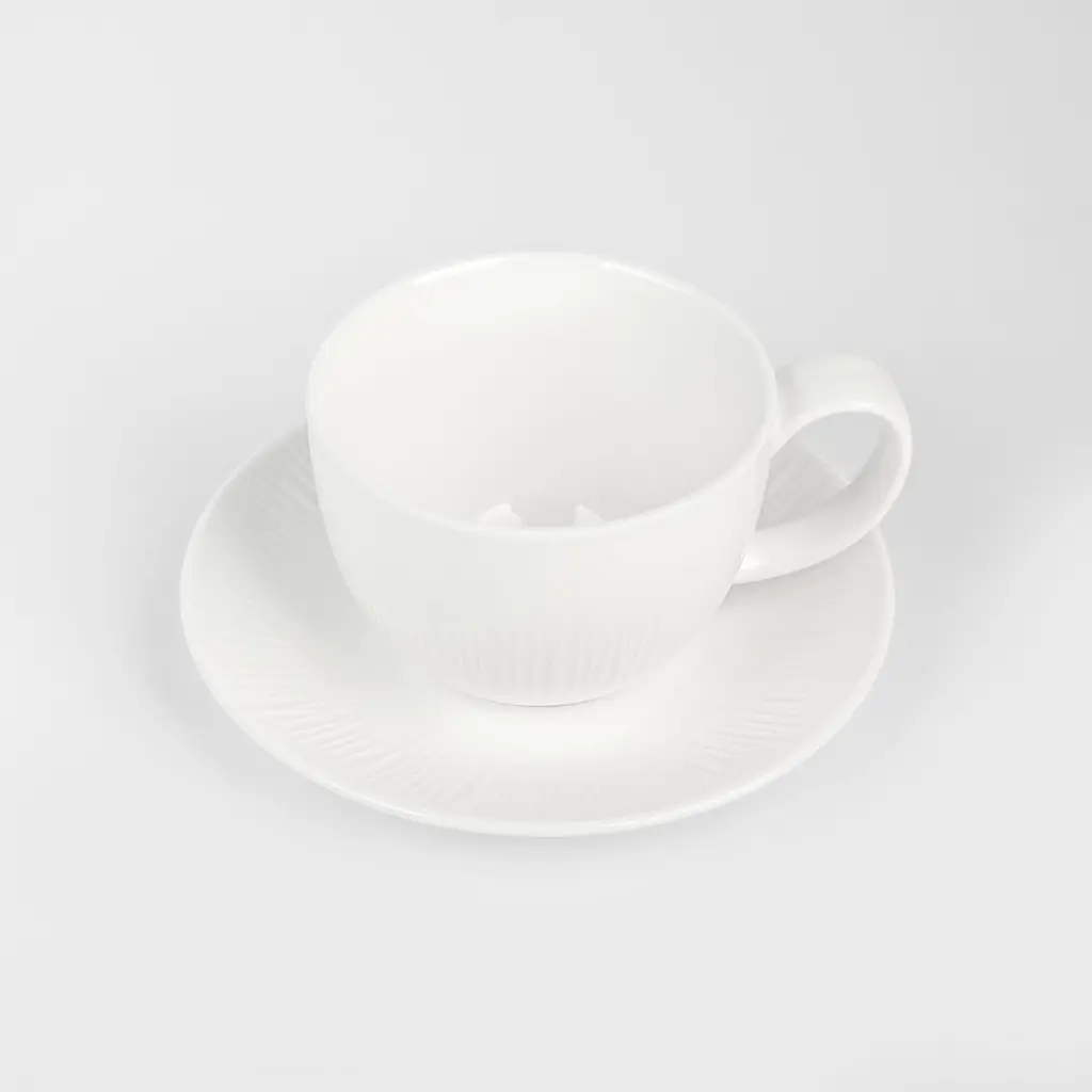 Блюдце МВМ My Home Промінь 11.5 см біле (KP-117 WHITE) - фото 5