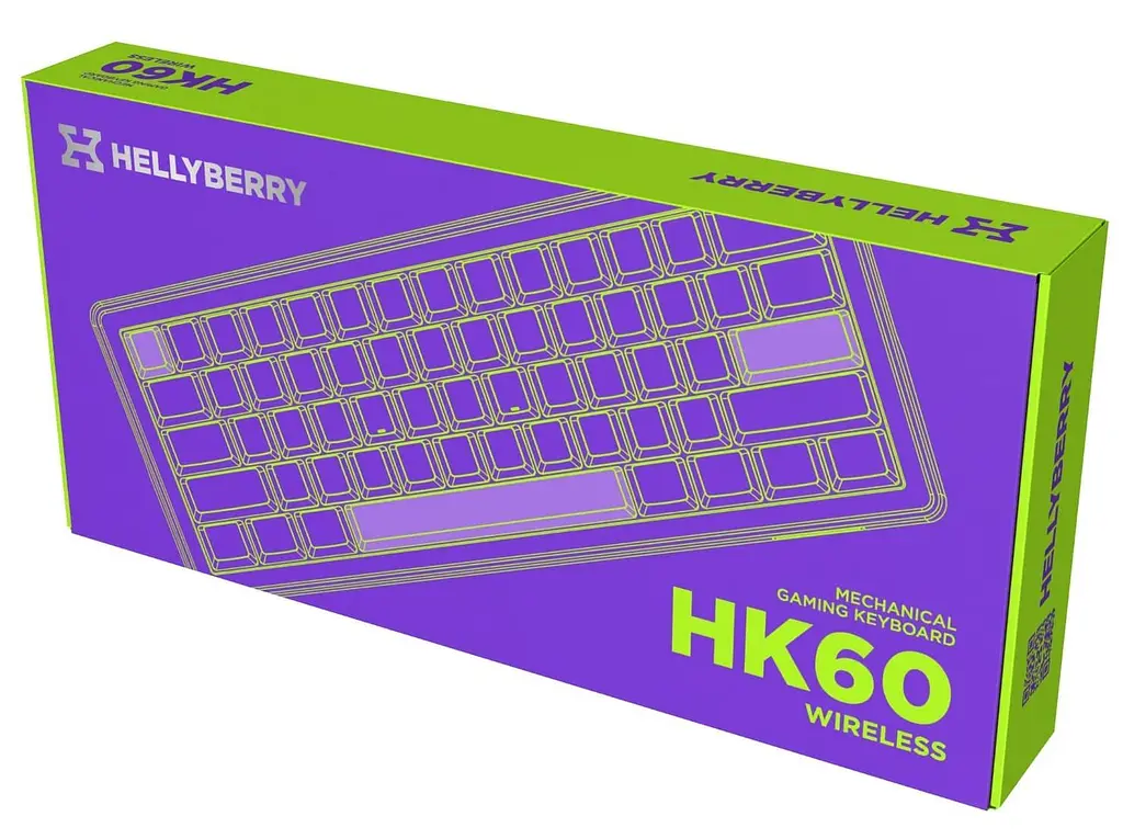 Клавиатура HATOR Hellyberry HK60 wireless White-Violet (HK60_wireless) - фото 7