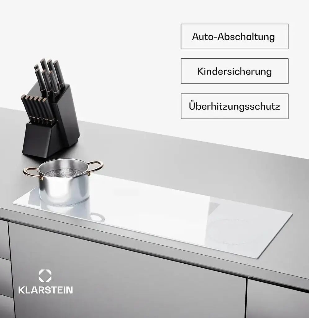 Індукційна плита Klarstein Delicatessa 90 SlimHybrid 7000 Вт (10045613) - фото 5