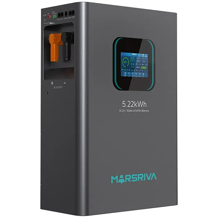 Акумуляторна батарея Marsriva LiFePO4, 51.2V/102Ah, 5.22KWH, настінний - фото 2