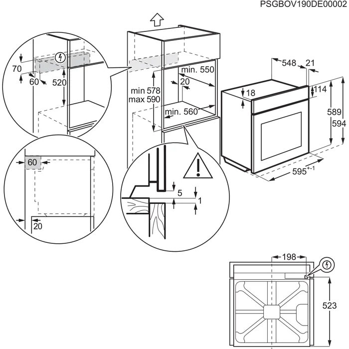 Духова шафа Electrolux EOC8P39WX - фото 9
