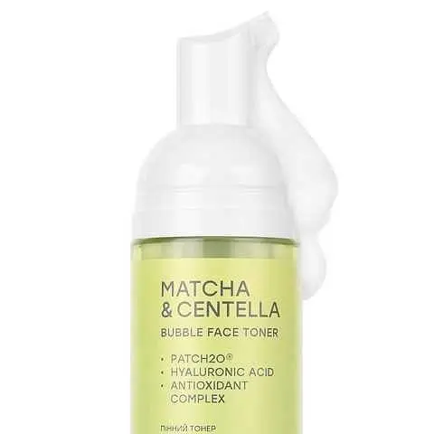 Пінний тонер HOLLYSKIN Matcha & Centella для зменшення видимих ознак подразнення 150 мл - фото 2