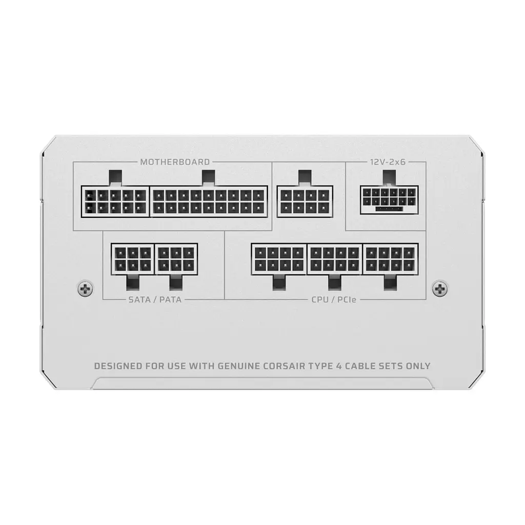 Блок живлення Corsair 1000W RM1000e ATX 3.1 White (CP-9020294-EU) - фото 2