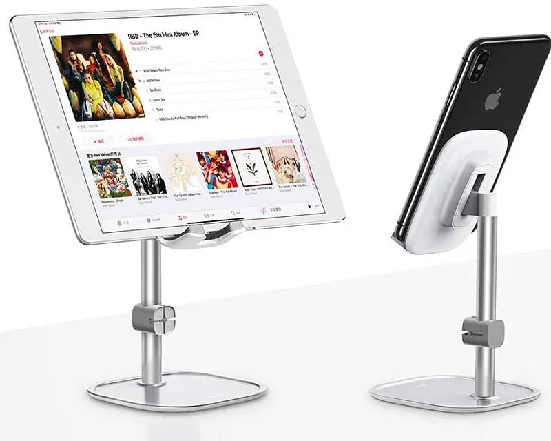 Тримач Baseus Literary Youth Desktop Bracket Silver - фото 2