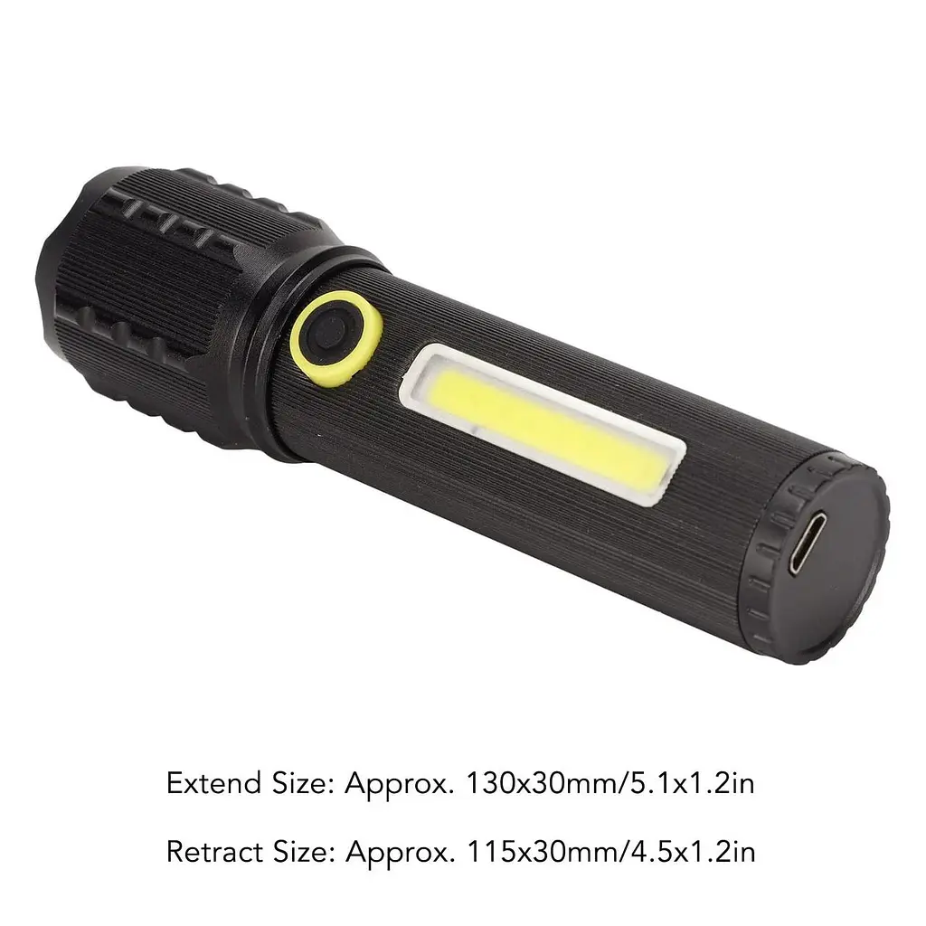Ручний ліхтар із боковим підсвічуванням BL C63 COB+USB Charge ∙ Ліхтарик ручний BL-C63 COB із USB-зарядкою - фото 6