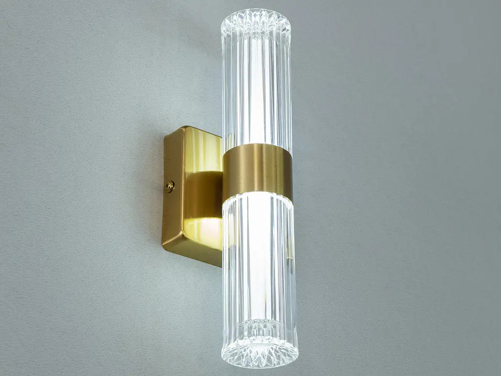 Бра настенное LED Diasha 9151-A GD 6W 330 лм 220V золотой акрил - фото 3