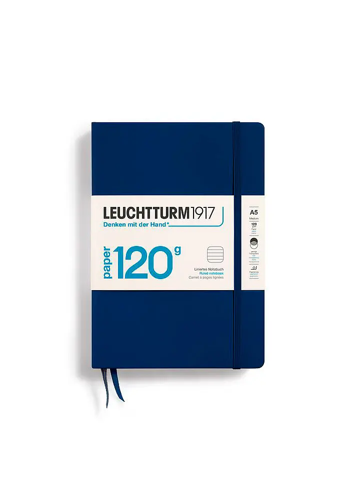 Блокнот Leuchtturm1917 120G Edition Середній Темно-синій Лінія (372384) - фото 7