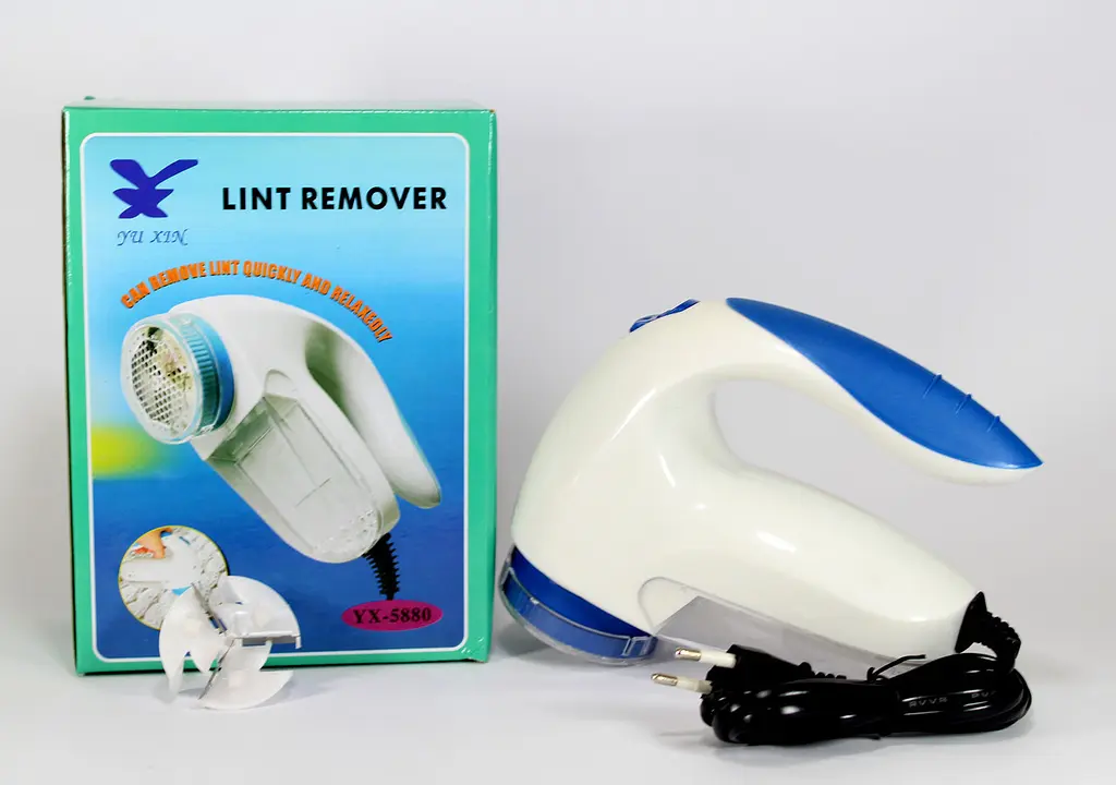 Машинка для видалення котів від мережі 220в 5вт Lint Remover UKC YX 5880 Біло-синя - фото 2