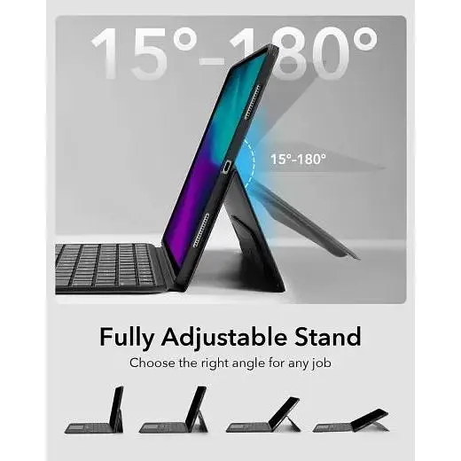 Чохол-клавіатура ESR Ascend Keyboard Case US Layout-Black для iPad Pro 11" (2024) (6B0190102) - фото 4