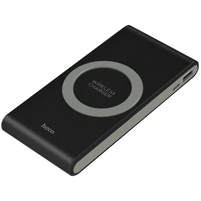 Додаткова батарея Hoco B32 (Wireless Charger) (8000mAh) Black - фото 3