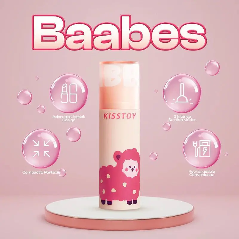 Стимулятор KisToy Вакуумний клітора KISSTOY Baabes - фото 5