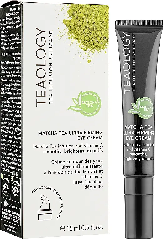Крем для зоны вокруг глаз Teaology Matcha tea ультраукрепляющий 15 мл - фото 2