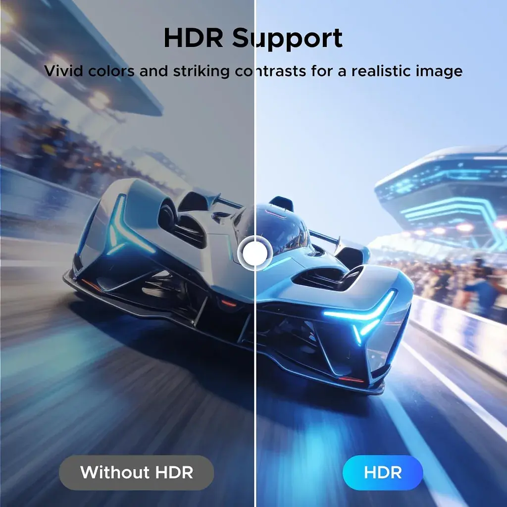 Кабель мультимедійний DisplayPort M to HDMI M 4K60Hz 18Gbps HDR10 3D Ugreen (95418) - фото 5
