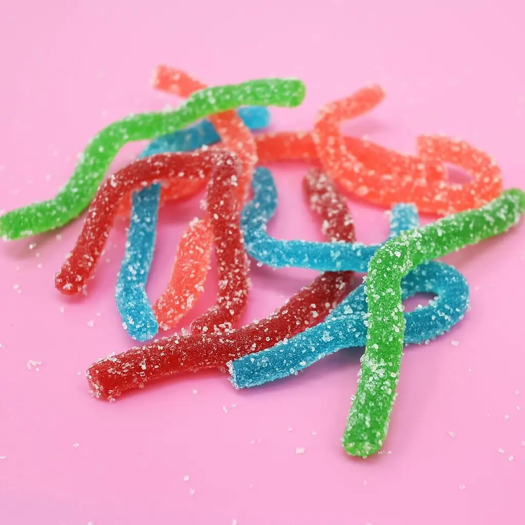 Жувальні цукерки Haribo Gummi Candy Z! NG Sour S'Ghetti 113г - фото 5