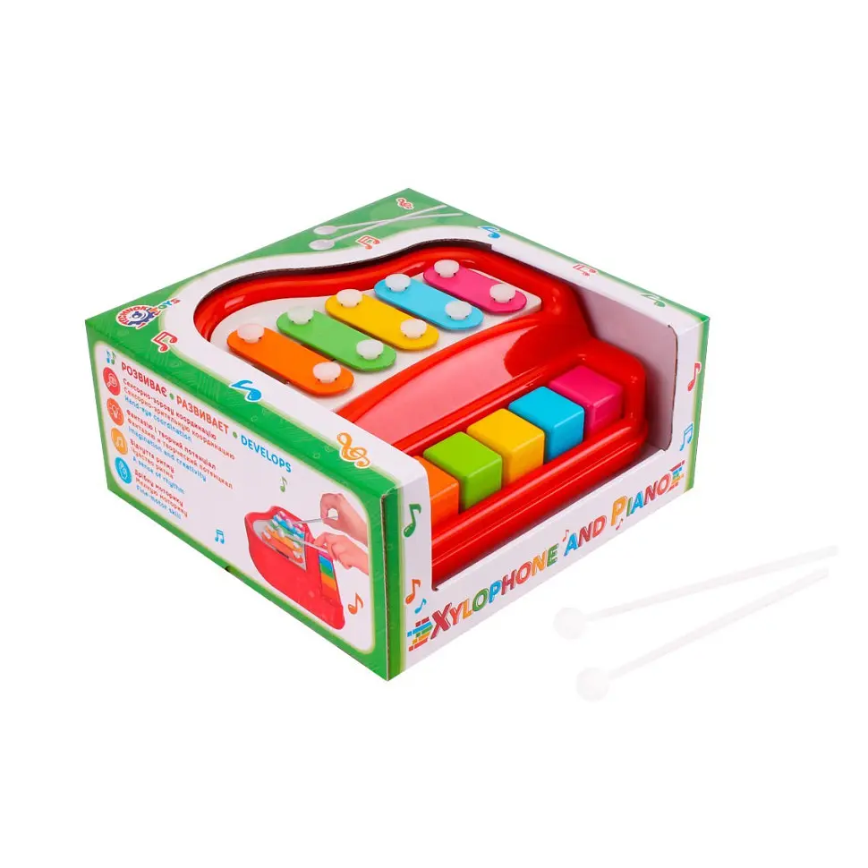Игрушка Ксилофон-фортепиано Технок 21х20х10.2 см det0006768 - фото 3