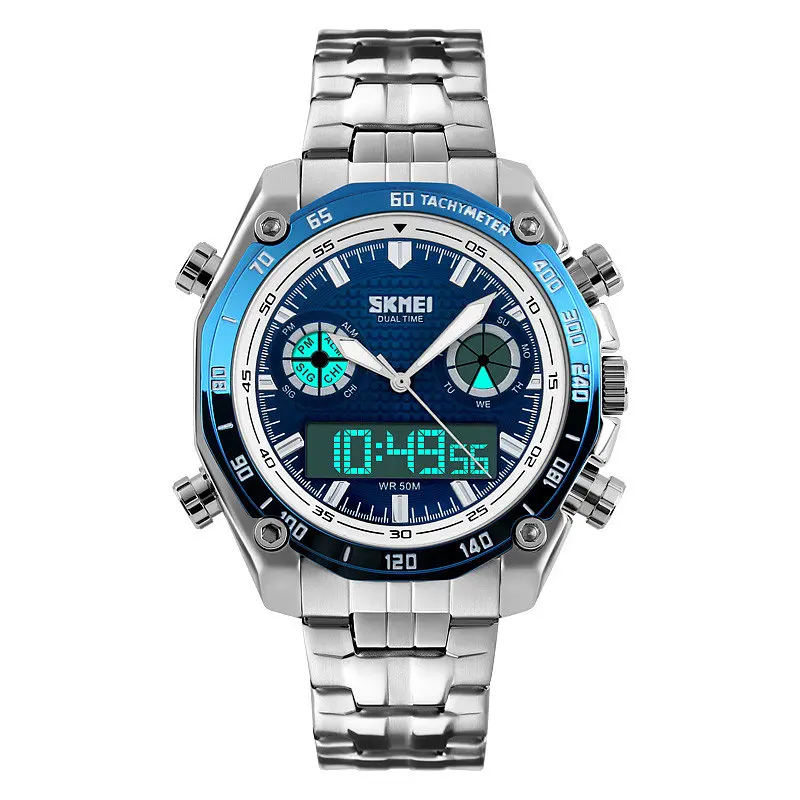 Наручний годинник чоловічий Skmei 1204 Blue, 1204BU (15900) - фото 2