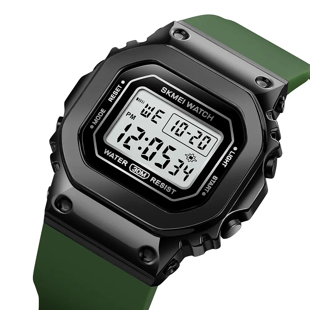 Наручний годинник чоловічий 1796 Military-Black Skmei acs0030594 - фото 2