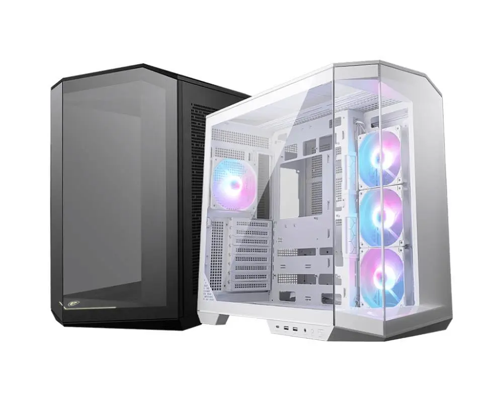 Корпус MATX W/O PSU MAG PANO 100R PZ WHITE MSI - фото 3