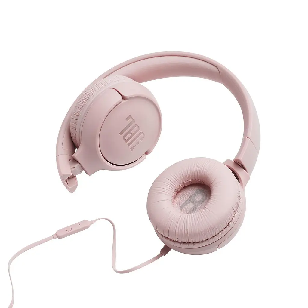 Навушники з мікрофоном JBL T500 Pink - фото 5