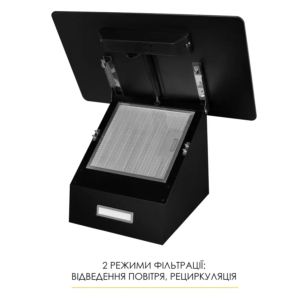 Витяжка декоративна похила Weilor Aura Wds 63 Black - фото 7