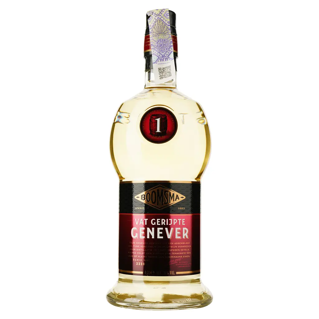 Джин Boomsma Vat Gerljpte Genever 1 yo 38% 0.7 л - фото 2