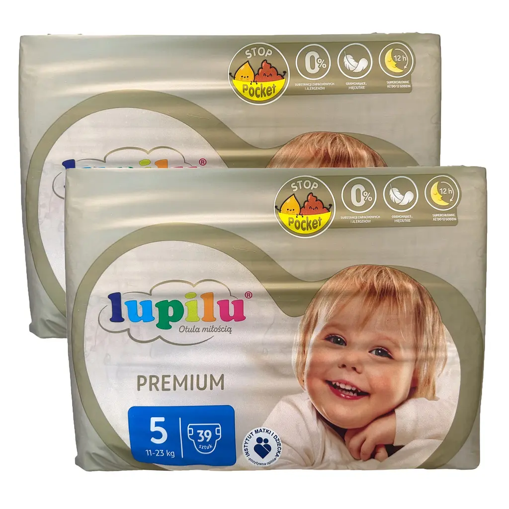 Підгузники Lupilu Premium 5 (11-23 кг), 78 шт NEW