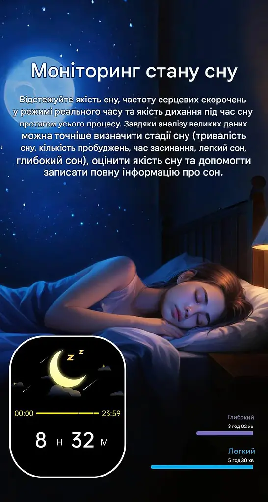 Смарт-годинник Lemfo P300 Pro з вимірюванням тиску ЕКГ та функцією дзвінків (Чорний) - фото 8