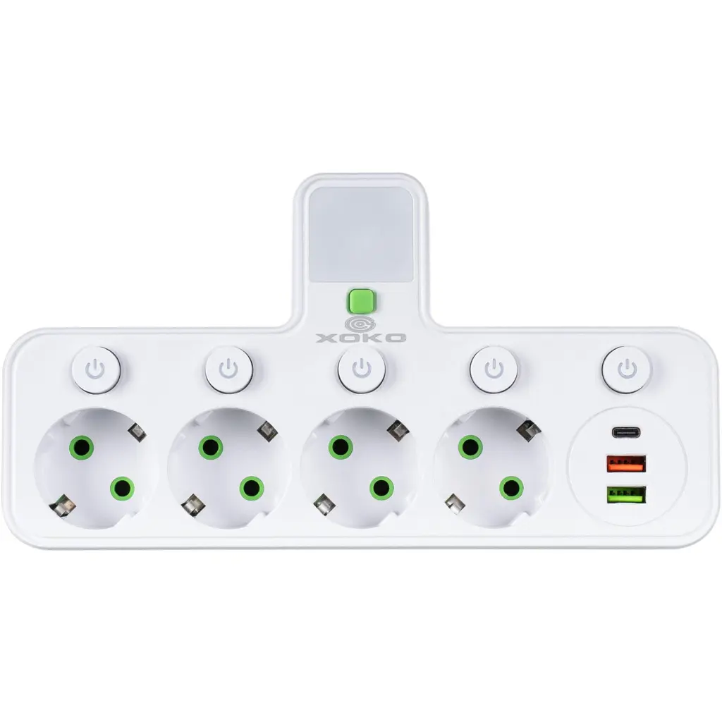 Мережевий фільтр живлення XoKo XK-SPW-4-2-1-WH - фото 3