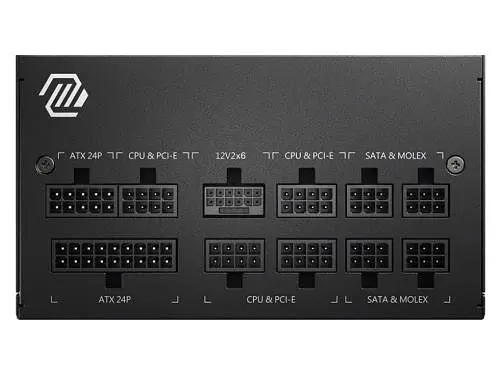 Блок живлення 750 Вт, MSI MAG A750GL PCIE5, Black, модульний - фото 2