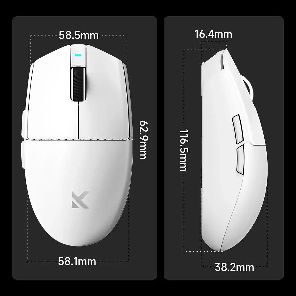 Мышь MCHOSE G3 V2 White (MC-G3V2-4) - фото 4
