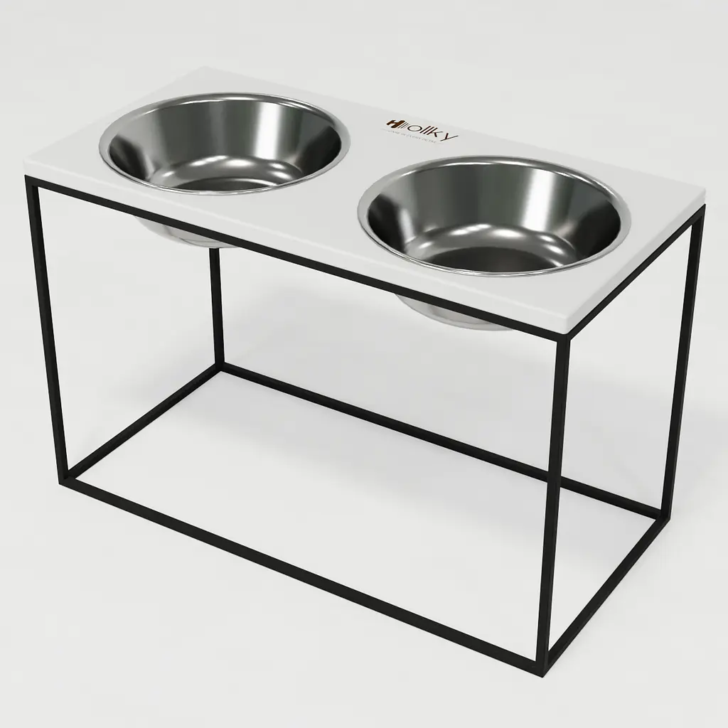 Hollky Base XXL40 — миски на підставці для дуже великих собак (2 × 2,8 л) - фото 2