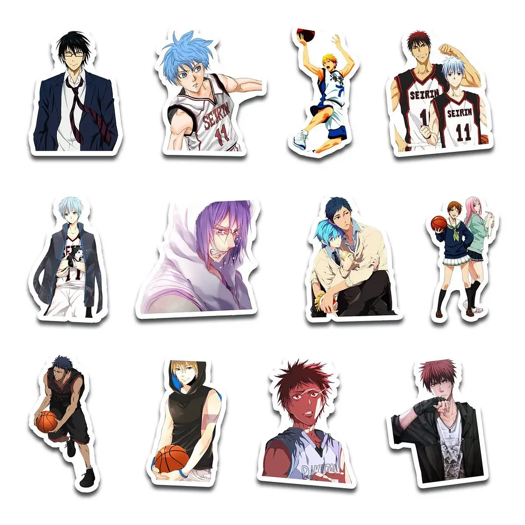 Стикерпак GeekLand Kuroko no Basuke 45 штук (SP KB 01) - фото 3