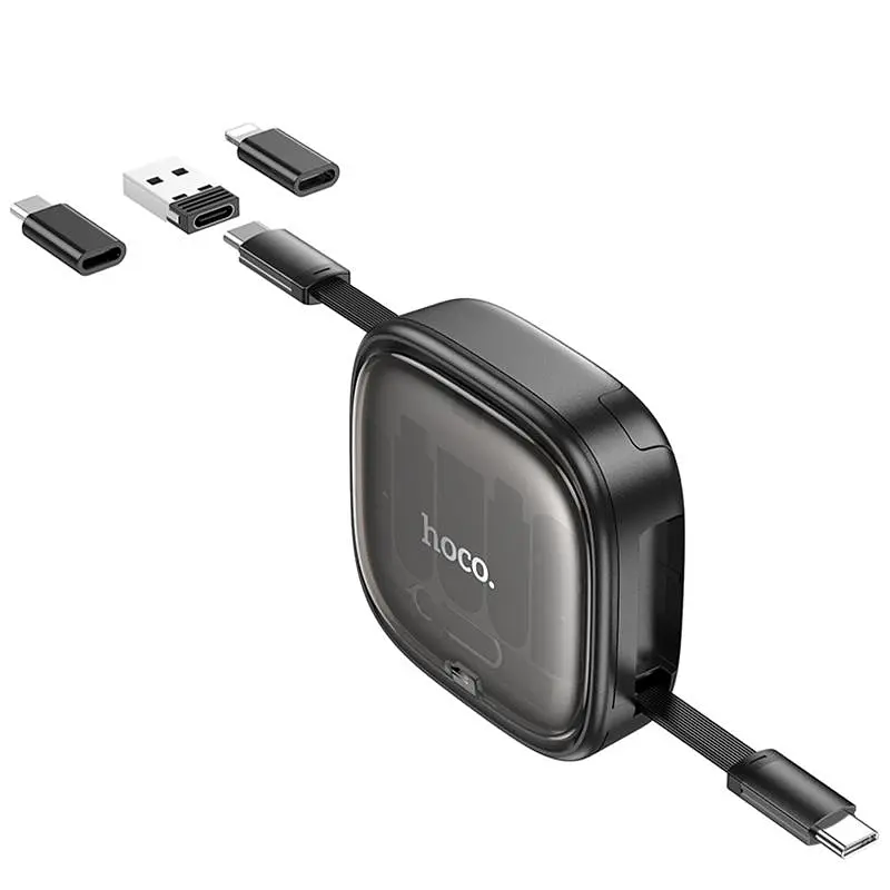 Дата кабель Hoco U140 with cable set 5in1 60W (0.95m) Black - фото 4