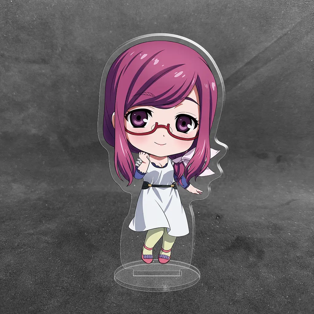 Акрилова колекційна фігурка Чібі Chibi Аніме: Токійський гуль (Різе Каміширо) 10 см