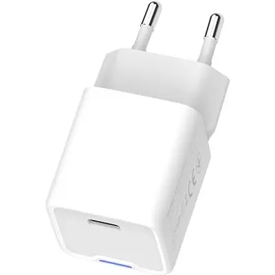 Зарядний пристрій ColorWay GaN Mini 35W PD Port PPS USB-C white (CW-CHS056PD-WT) - фото 2