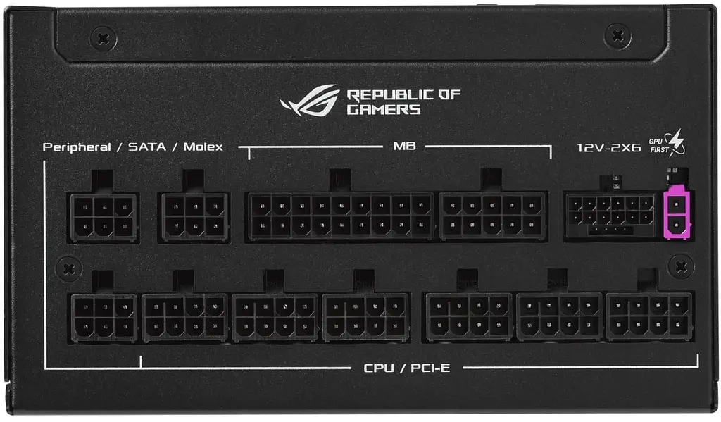 Блок живлення ASUS ROG Strix 1000W Platinum ROG Equalizer 80+ Platinum (90YE00W7-B0NA00) Black - фото 6