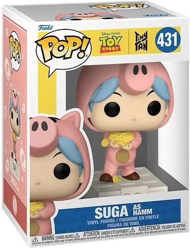 Фигурка Funko Pop БТС История игрушек Шуга Хэмм BTS Toy Story Suga As Hamm 10 см BTS S  H 431 - фото 2